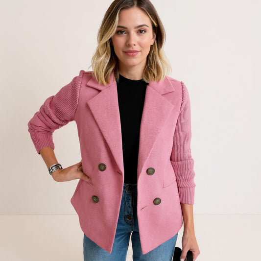 Martine™ – Elegantiška striukė su megztomis rankovėmis