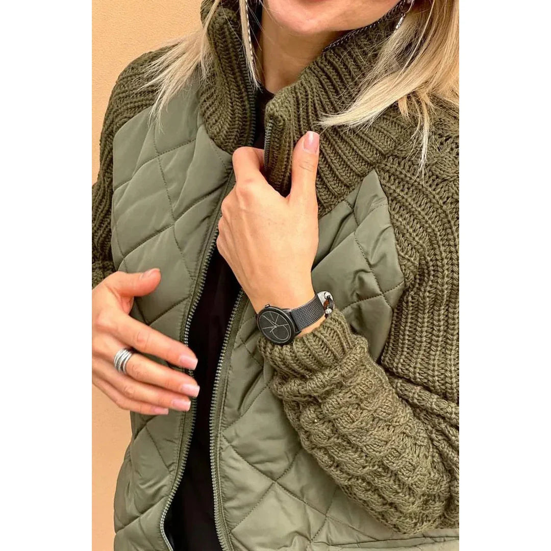 Vaiva™ | striukė su megztomis rankovėmis