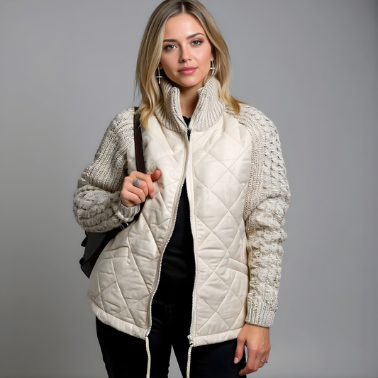 Vaiva™ | striukė su megztomis rankovėmis