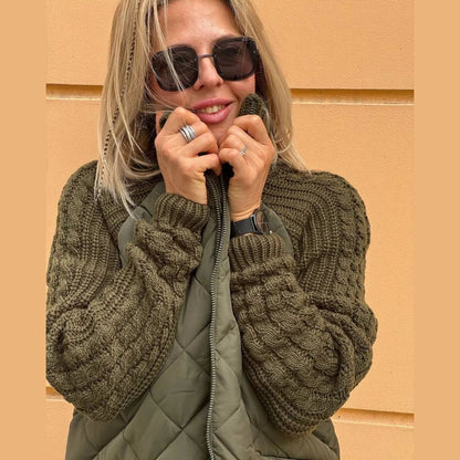 Vaiva™ | striukė su megztomis rankovėmis